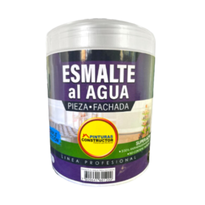 Esmalte al agua pieza – fachada