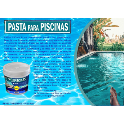Pasta piscina