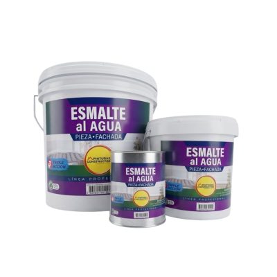 Esmalte al agua pieza y fachada Pinturas Constructor