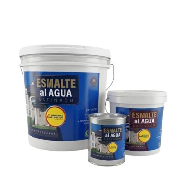 Esmalte al agua satinado Pinturas Constructor