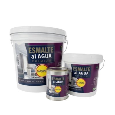 Esmalte al agua Premium - Semibrillo Pinturas Constructor