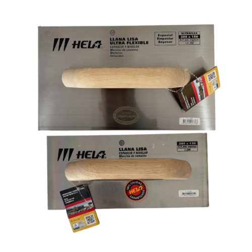 Llana de acero ultraflex 300 x 180 mm Hela